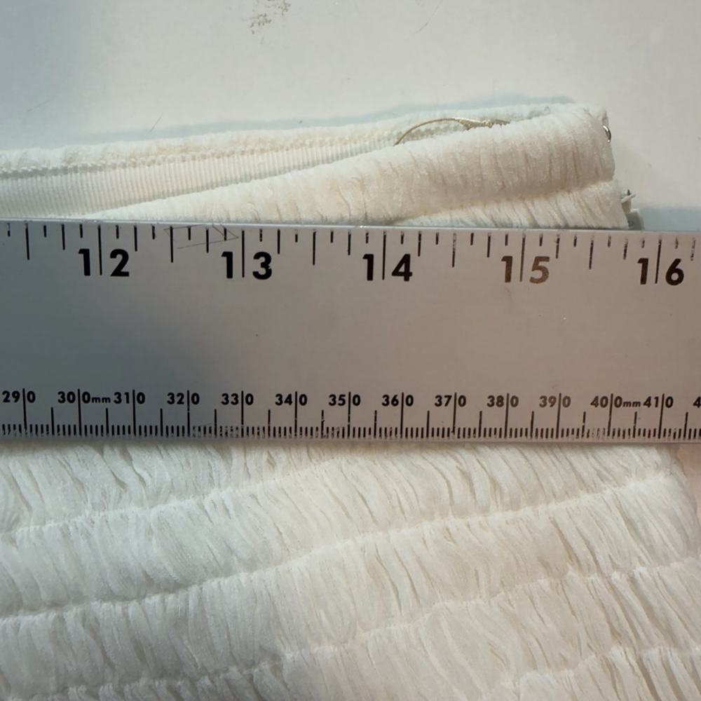 Chloe 100% Silk Smocked Maxi Skirt Iconic Milk Ivory Double Layer NWT US 8–10 - Picture 8 of 13